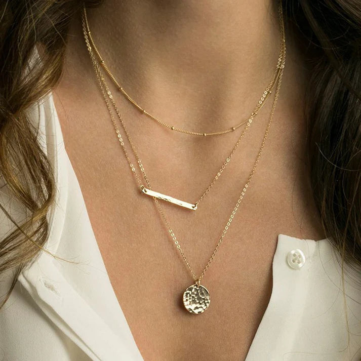 Dainty Disk Necklace