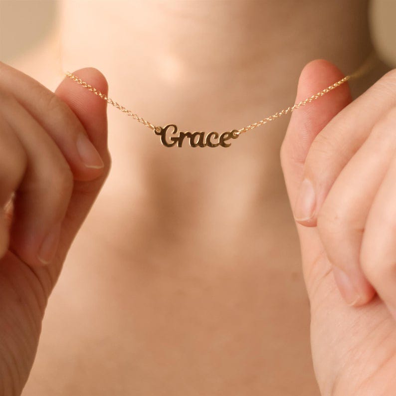 Personalized Name Necklace - Solo