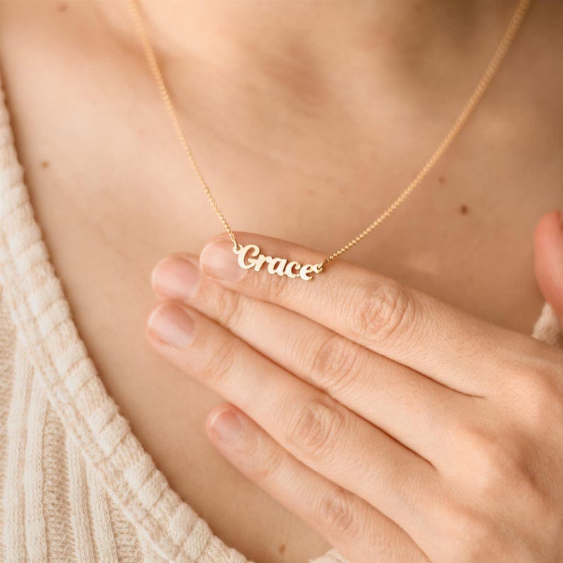 Personalized Name Necklace - Solo