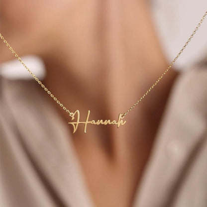 Personalized Name Necklace - Solo